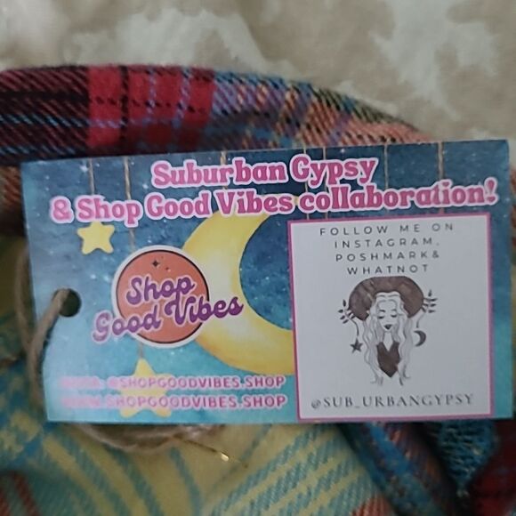 Handmade Vintage Upcycled Kantha & Flannel Shacket - JIMI HENDRIX - Picture 12 of 12